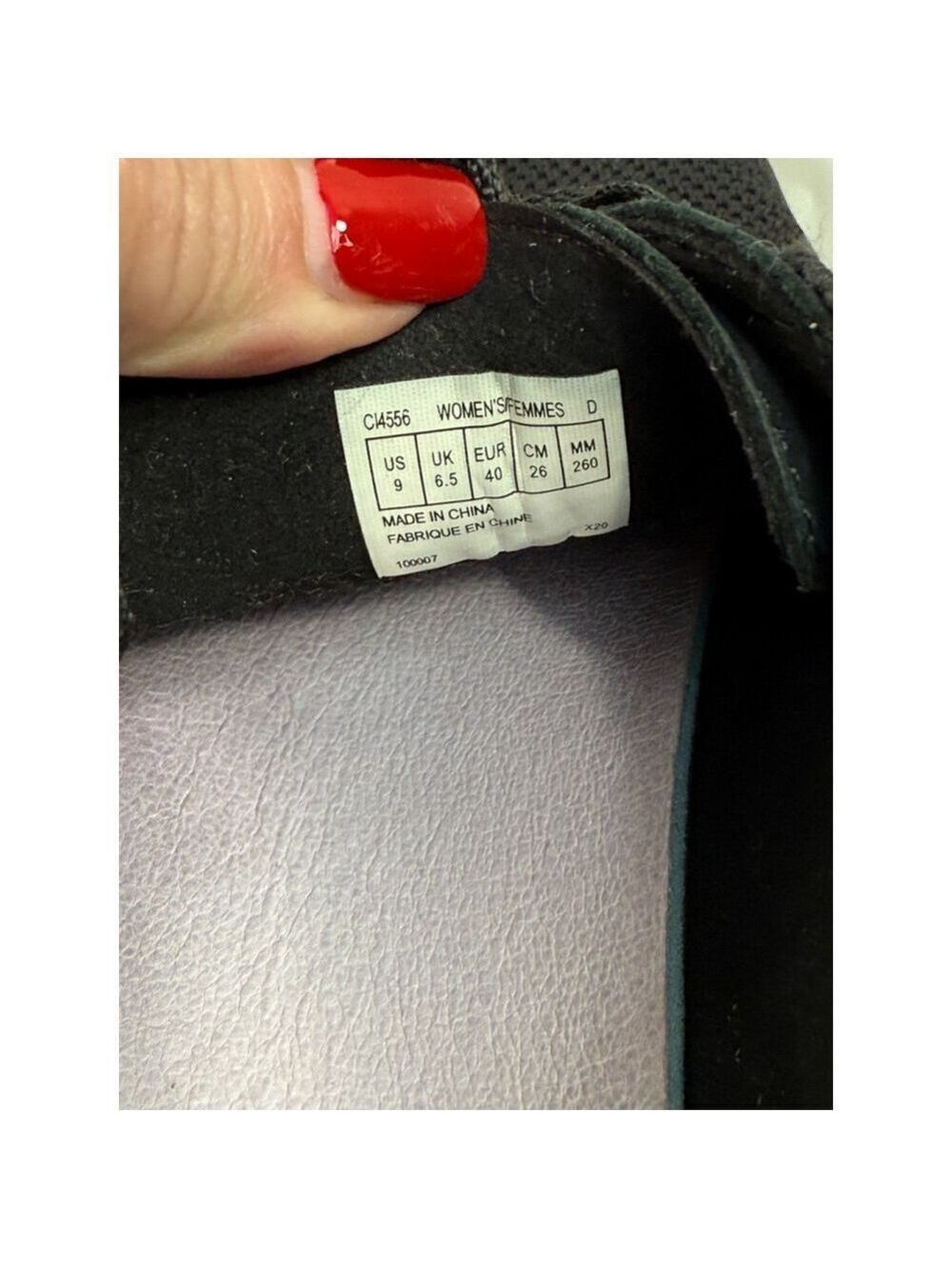 Aravon PYPER Black Knit Neutral Stability Sneakers Sz 9 D - Picture 13 of 15